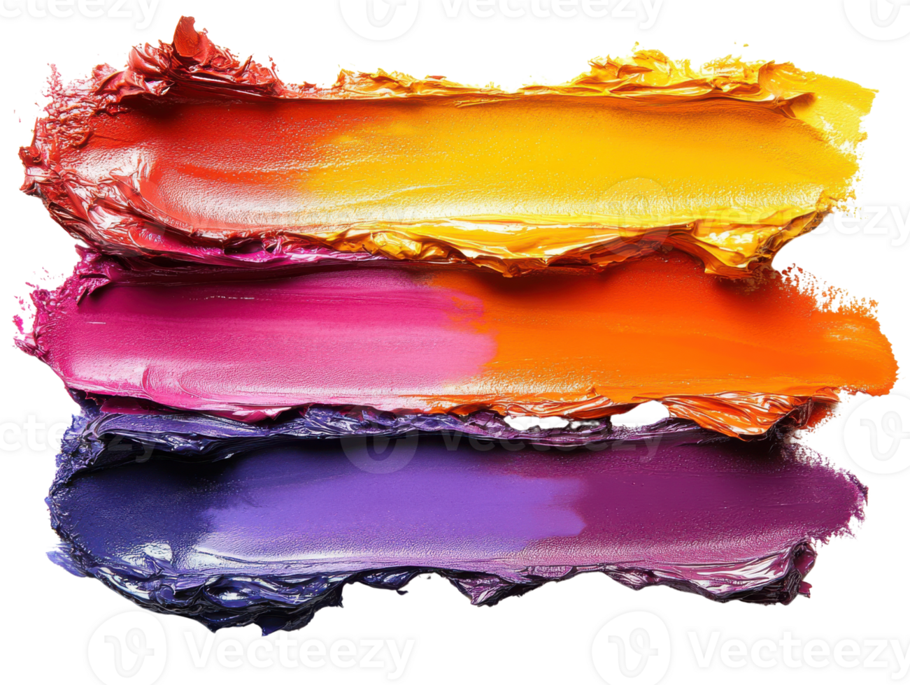 Colorful paint strokes in vibrant hues of red, orange, pink, and purple create dynamic and artistic composition png