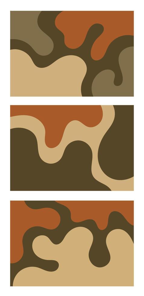 Illustration background liquid bohemian abstracta vector