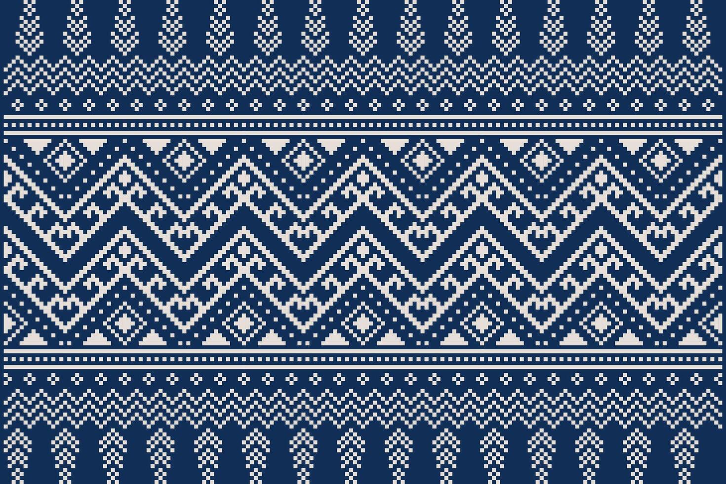 Background by Knitting seamless patterns. vector
