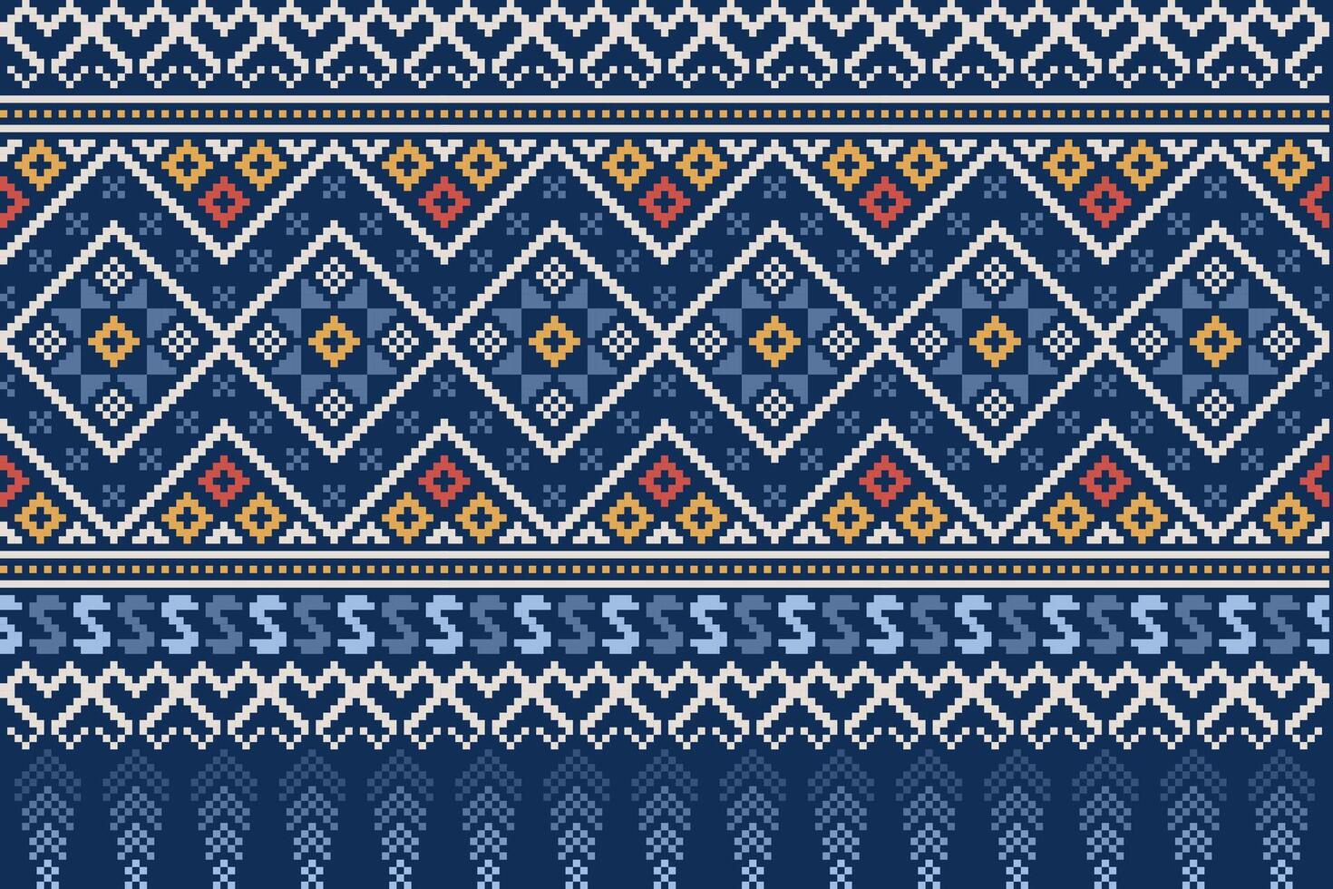 Abstract Knit geometric pattern design for wrapping paper, fabric pattern. vector