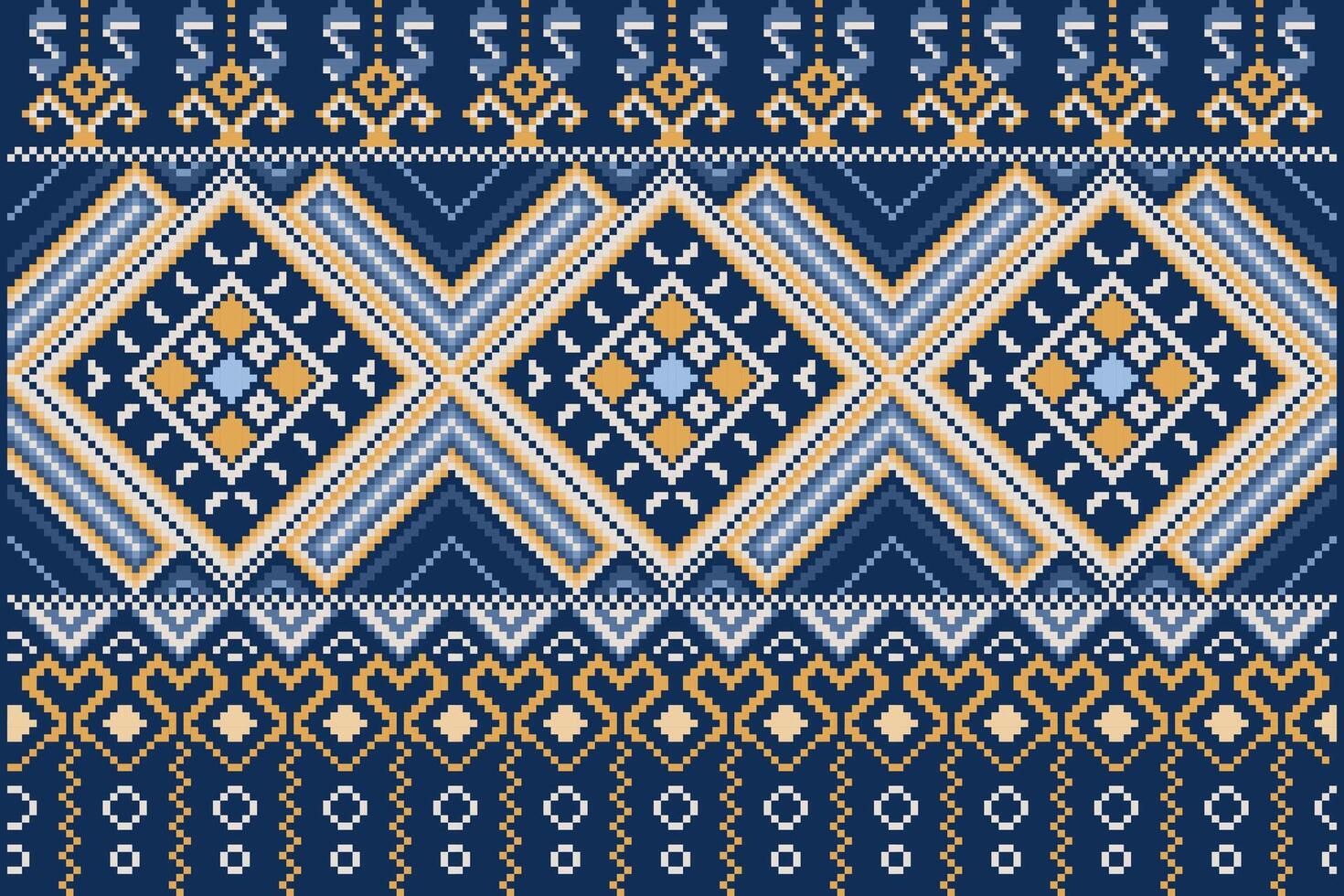 Knitting design for wrapping paper, fabric pattern, background, wallpaper. vector