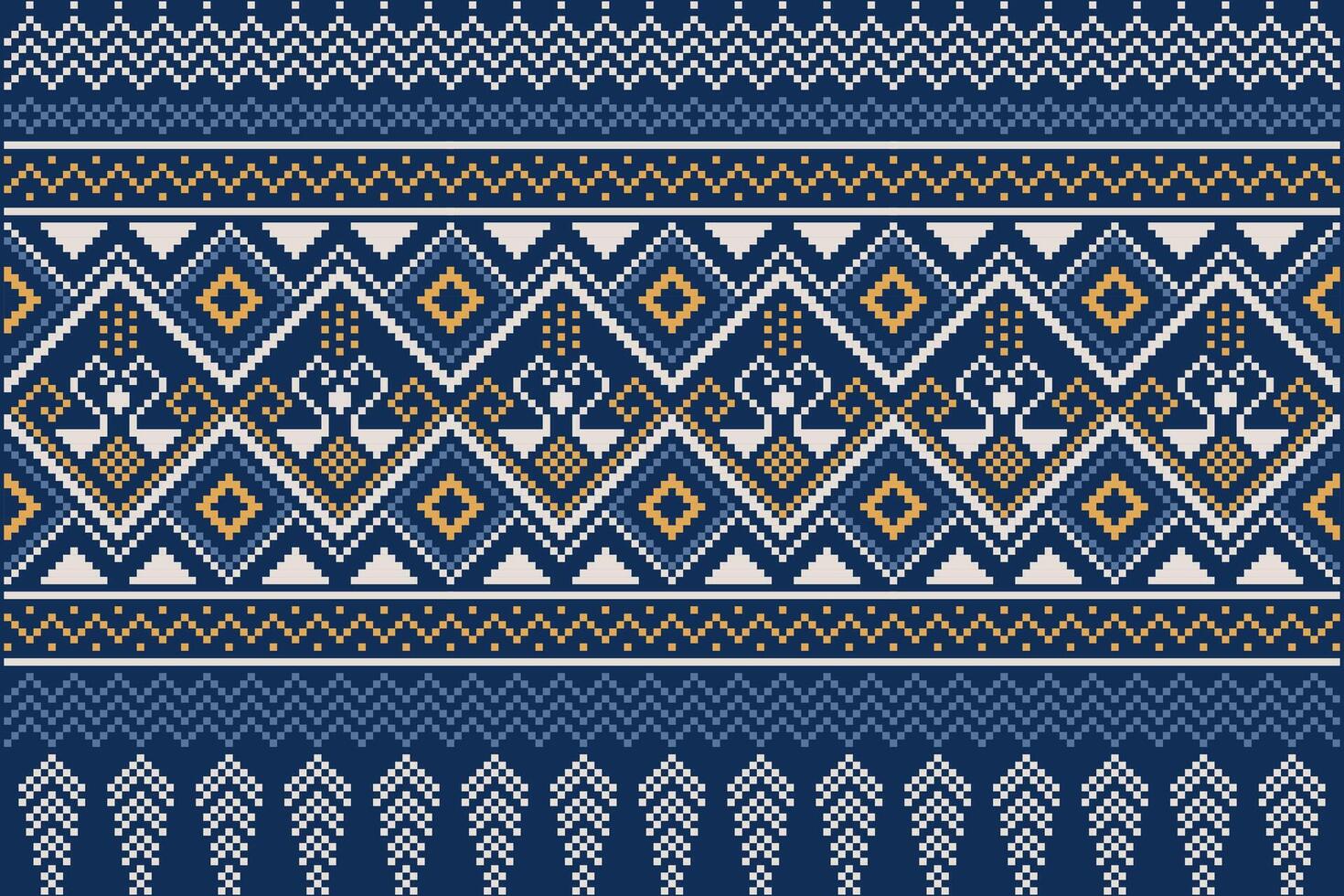 Knit seamless, Knit pattern design for wrapping paper, fabric, background, wallpaper. vector