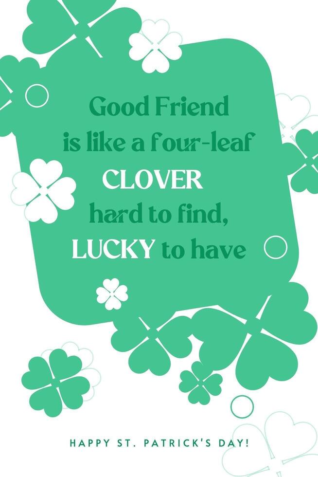 St.Patrick Quotes for Social Media template