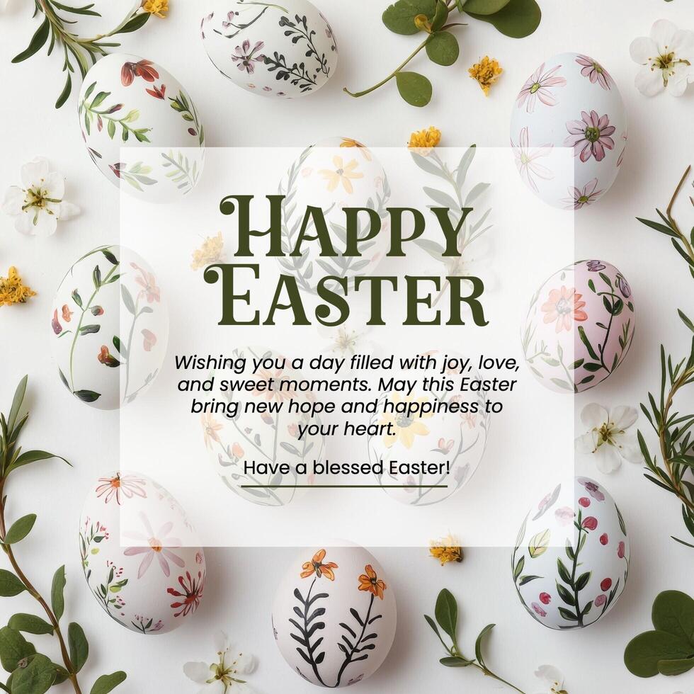 Easter Greetings template