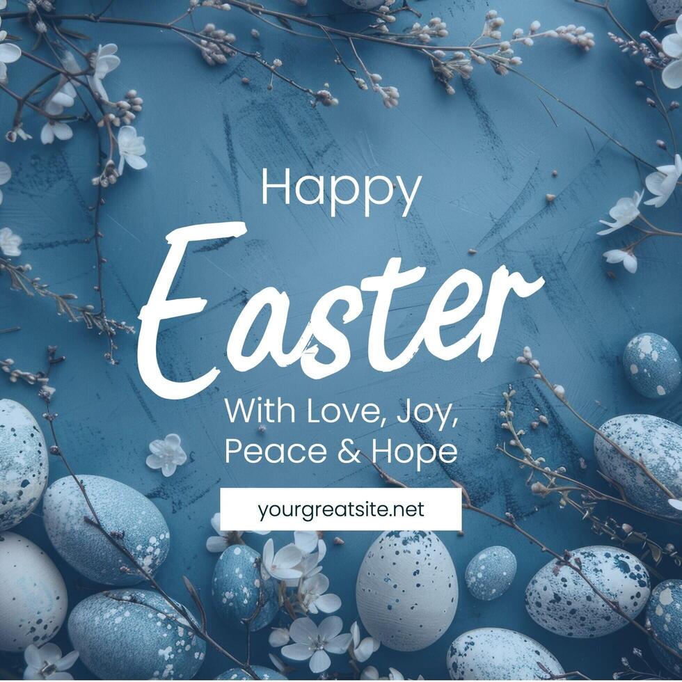 Easter LinkedIn post template