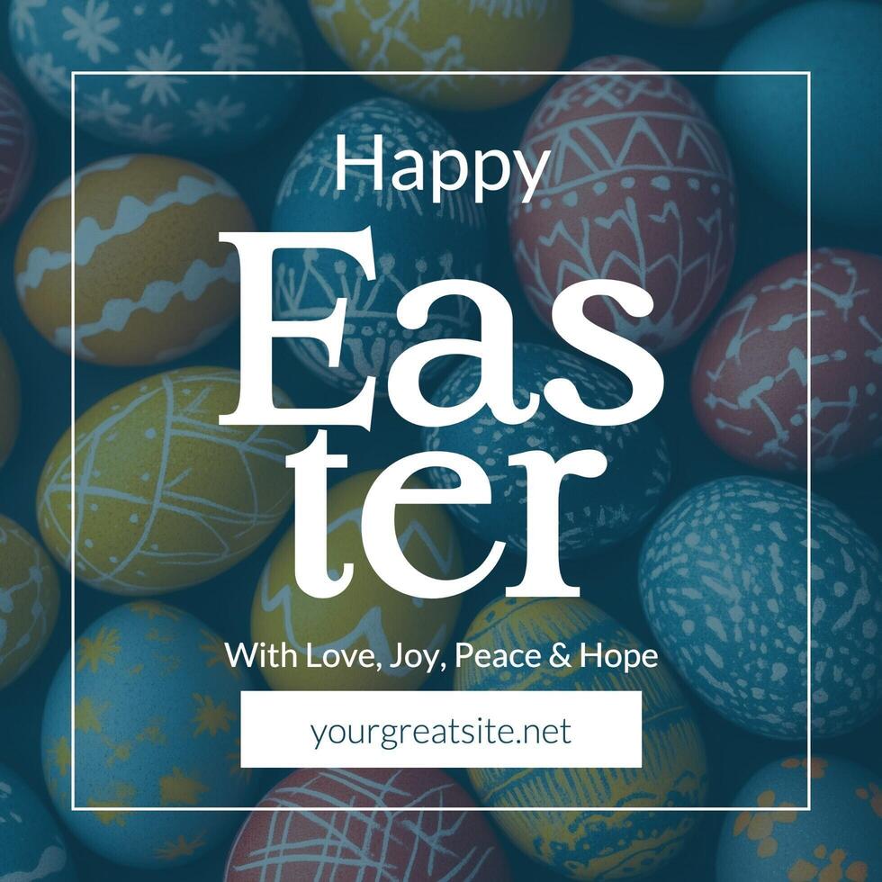 Easter LinkedIn post template