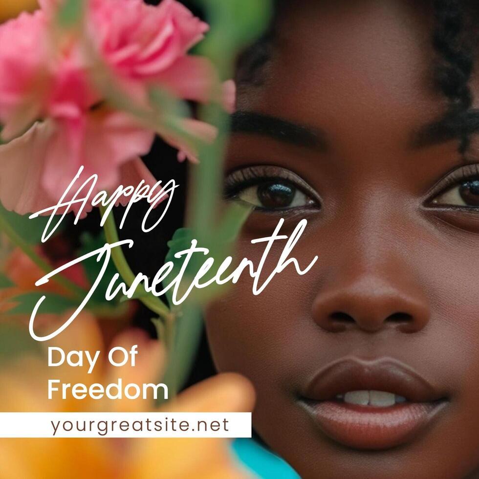 Juneteenth LinkedIn post template