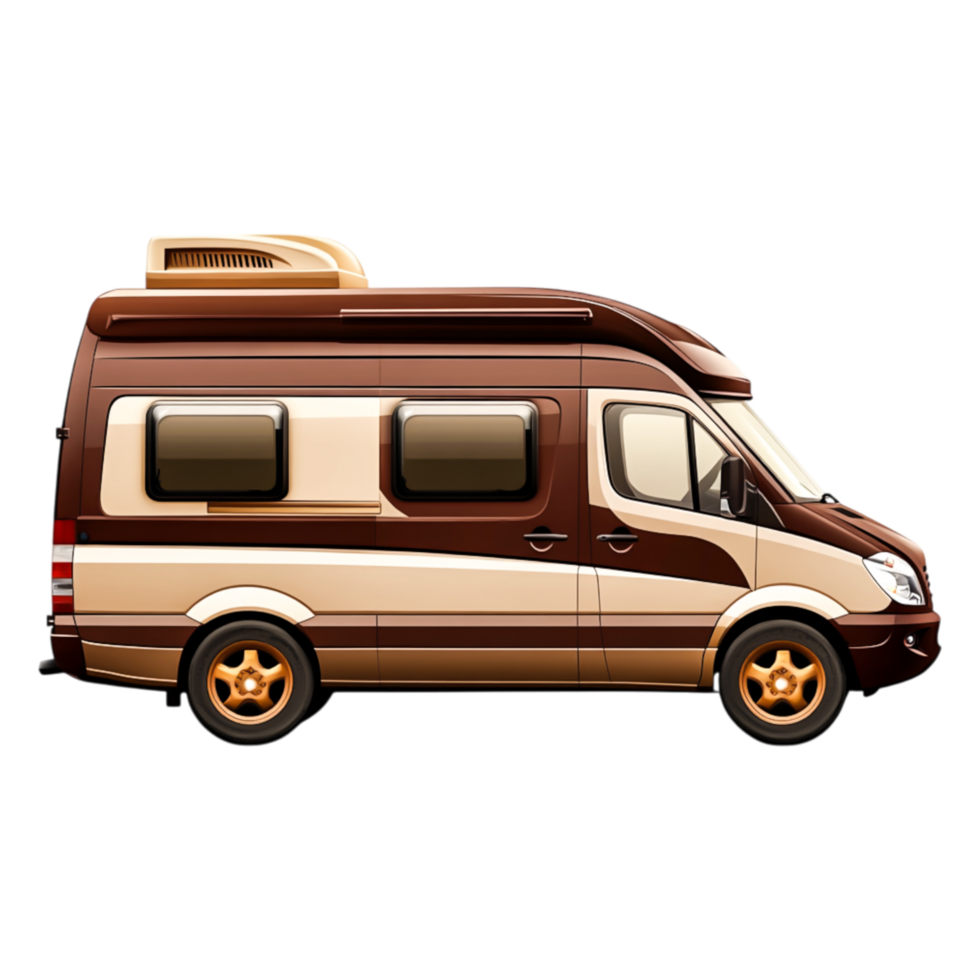 Stylish Brown Recreational Vehicle for Adventurous Road Trips png
