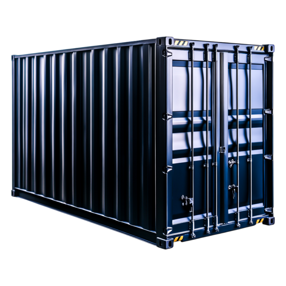 Industrial Shipping Container on Isolated Background for Transport Use png