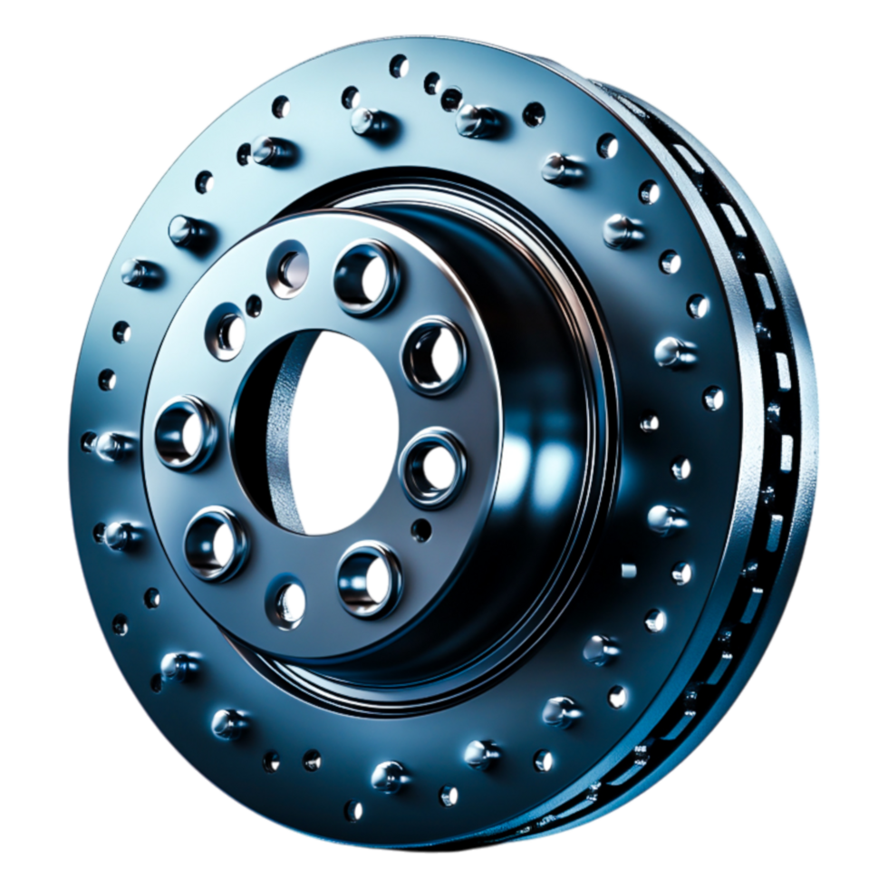 High-Performance Brake Disc with Glossy Machining for Vehicles png