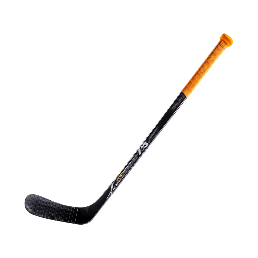 Hockey stick action ice rink sport equipment indoor close-up png
