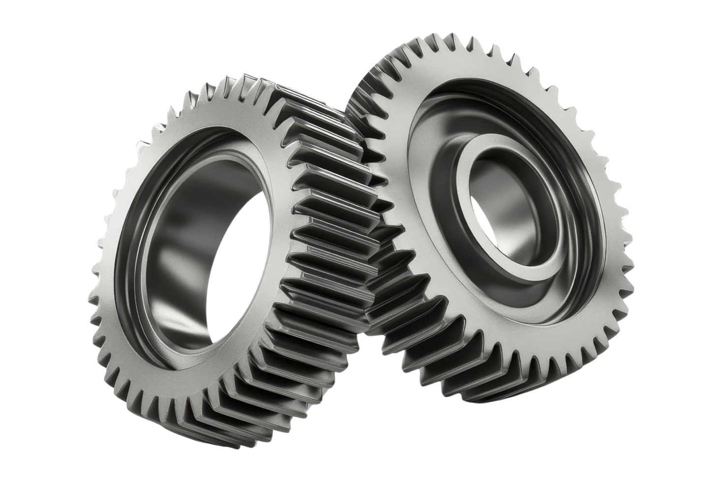 Mechanical gears in close-up industrial setting photography png