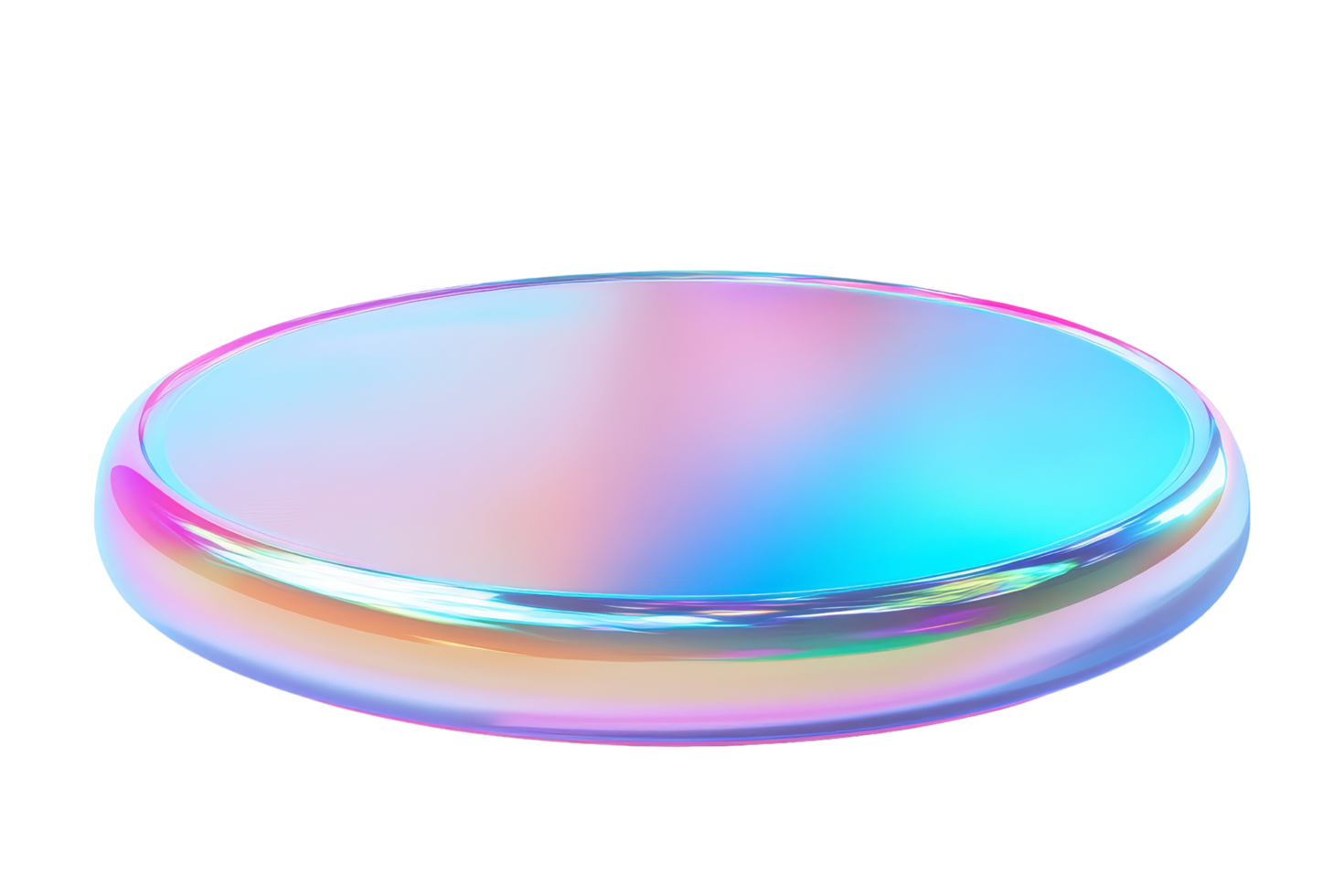 Reflective colorful surface studio digital art bright angle png