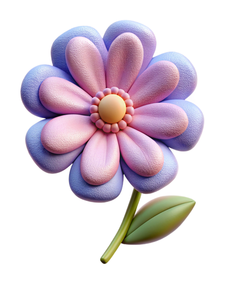 Minimal floral embroidery stitches floating on transparency png