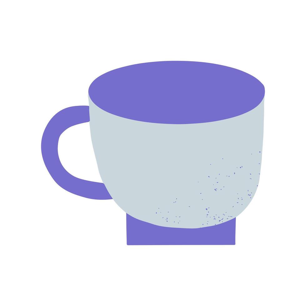 Kitchen cooking utensil cup icon illustration. Baking bakery and pastry stuff element vector