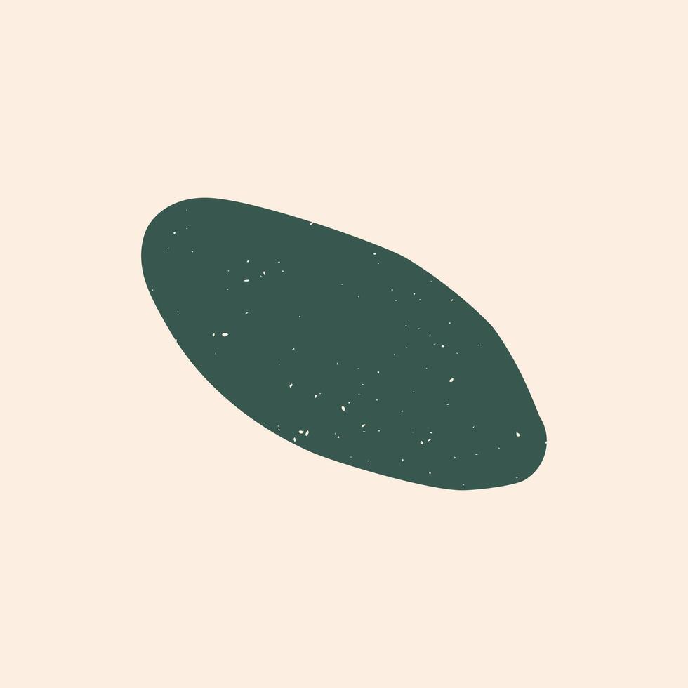 Abstract simple leaves modern trendy illustration. vector