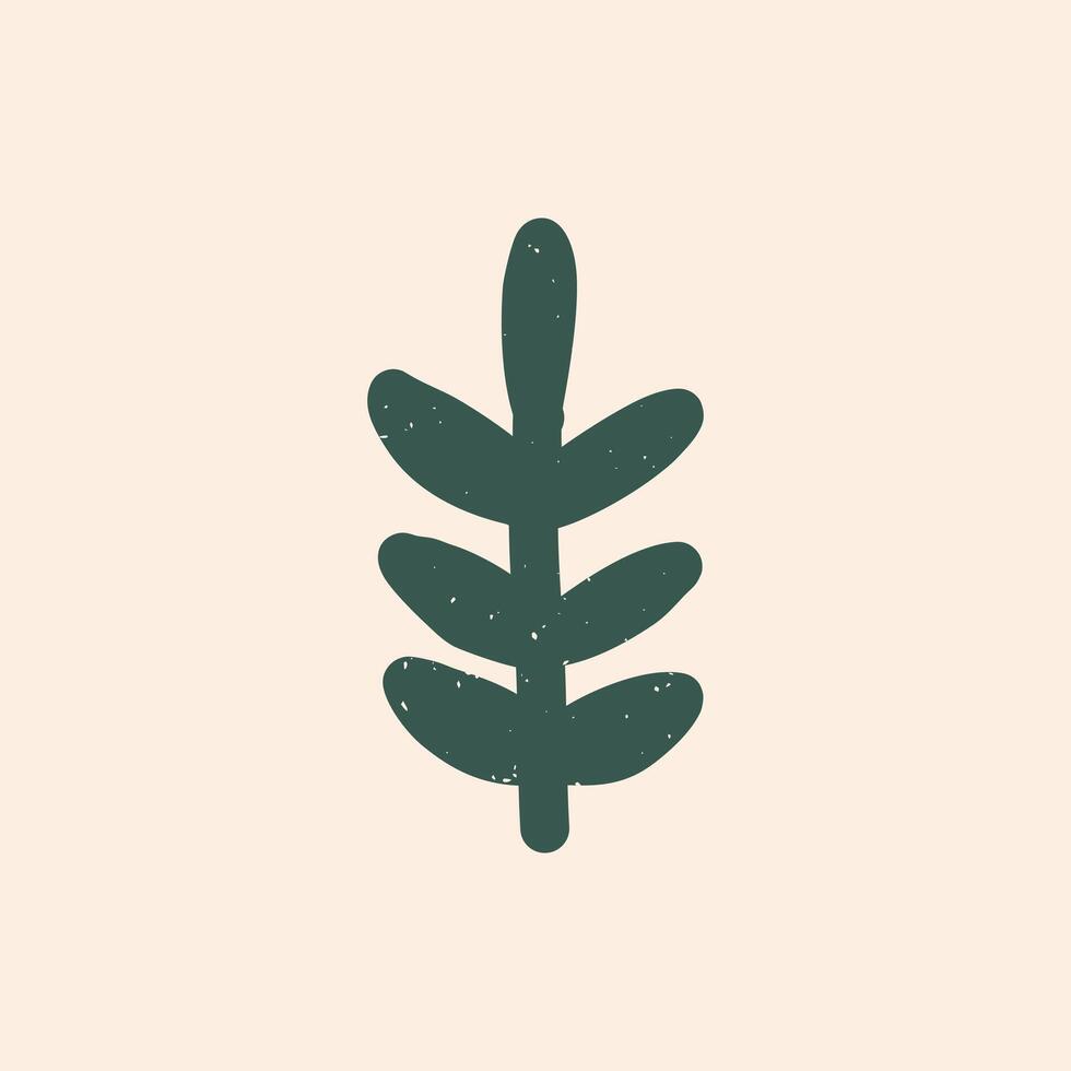 Abstract tropical leaves illustration vector