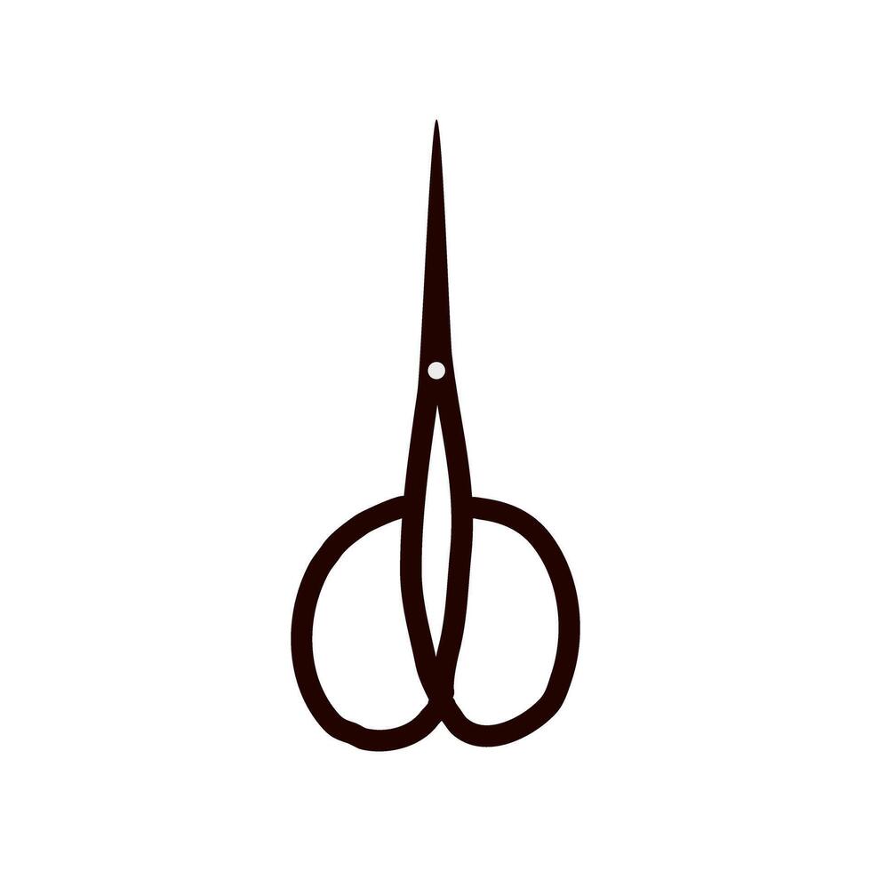scissors gardening tools elements icon illustration vector