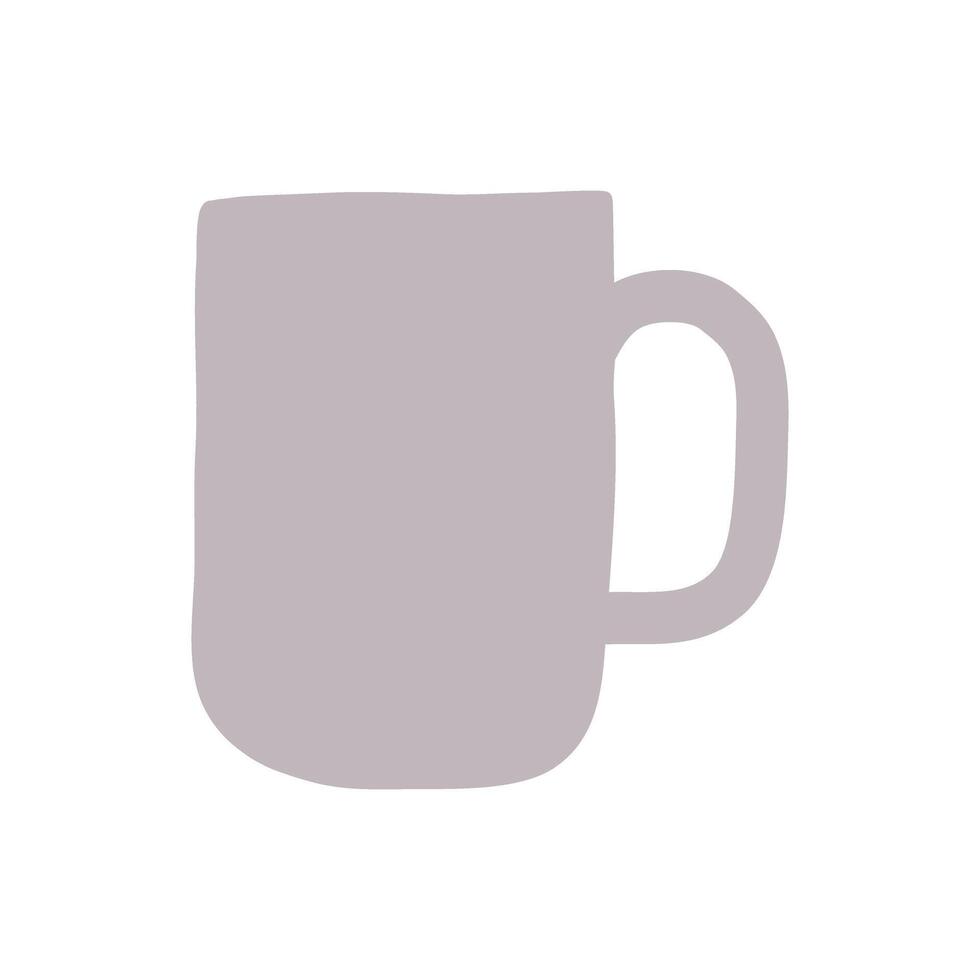 Mug for drinks icon elements illustration vector