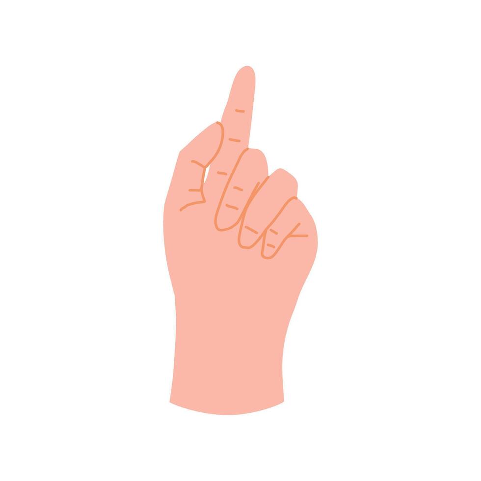 hand index finger pointing up icon illustration element vector