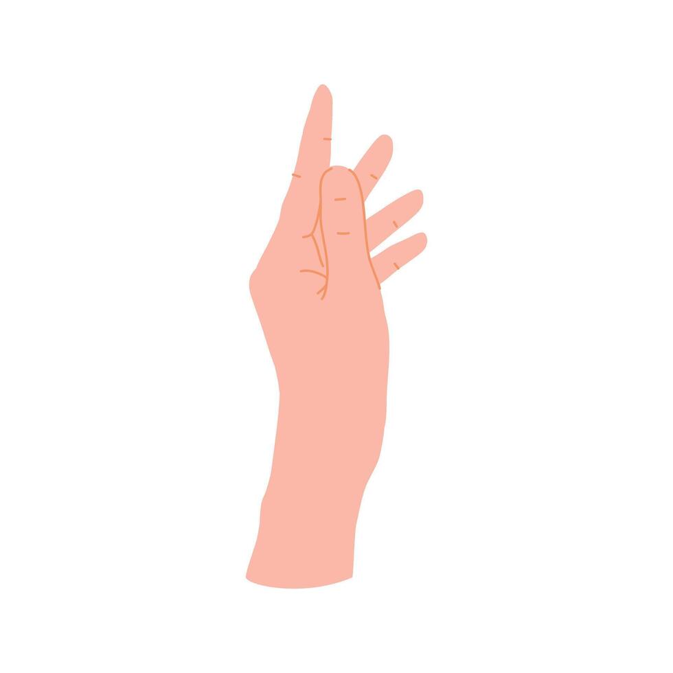 hand gesture icon illustration element vector