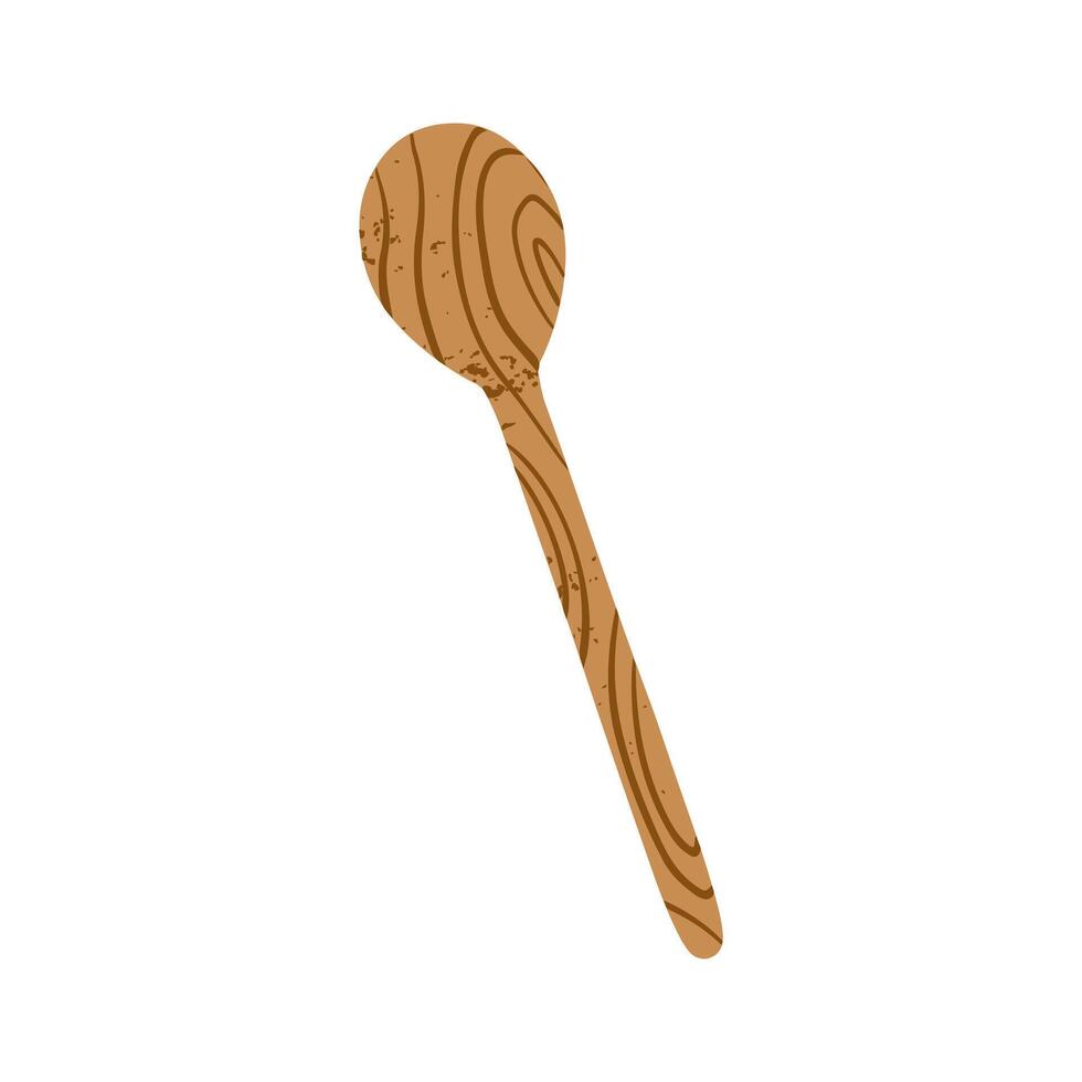 Wooden Spoon Icon for Baking and Cooking Essentials vector