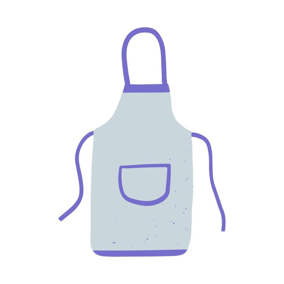 Kitchen cooking utensil Apron icon illustration. Baking bakery and pastry stuff element vector