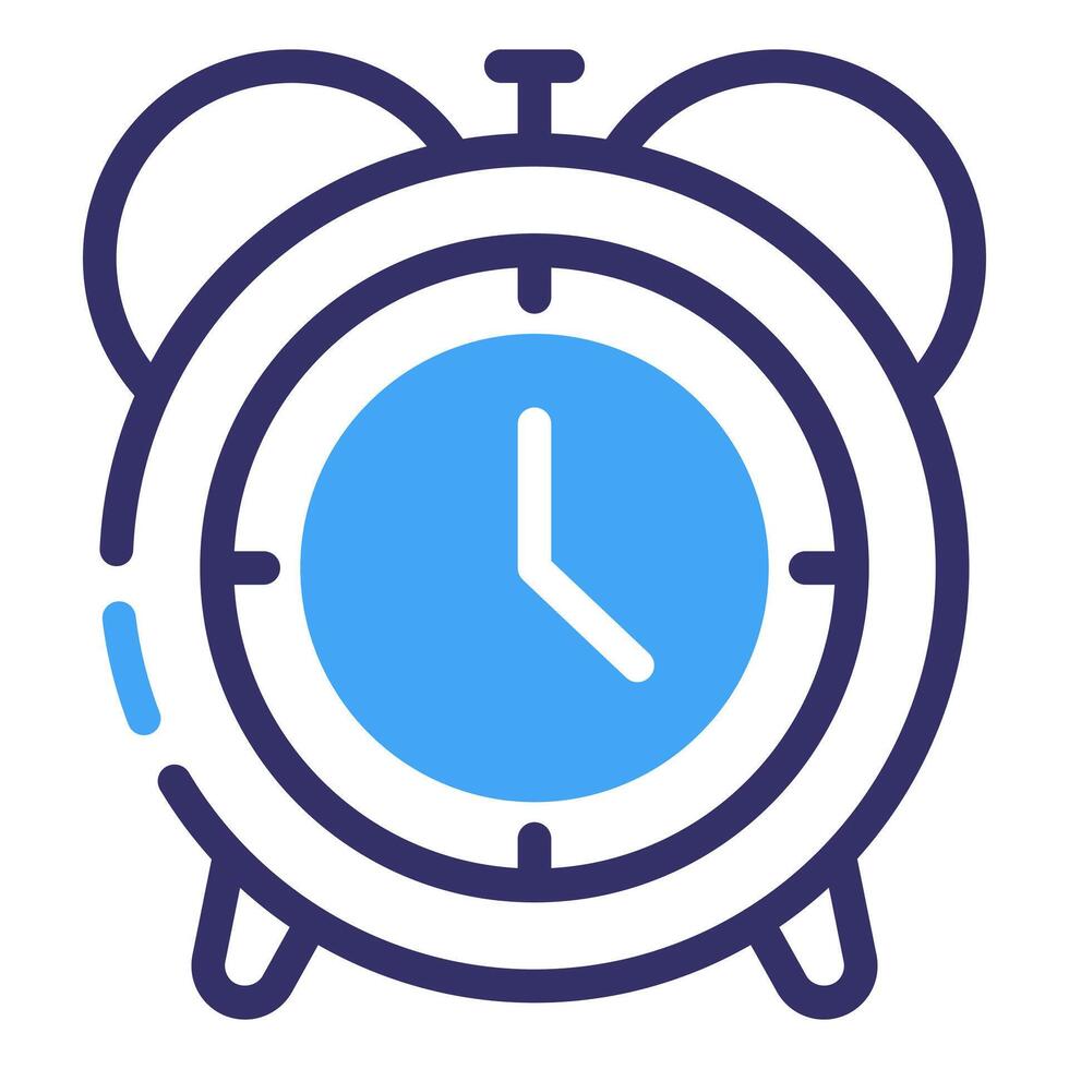 alarm clock icon on a white background vector