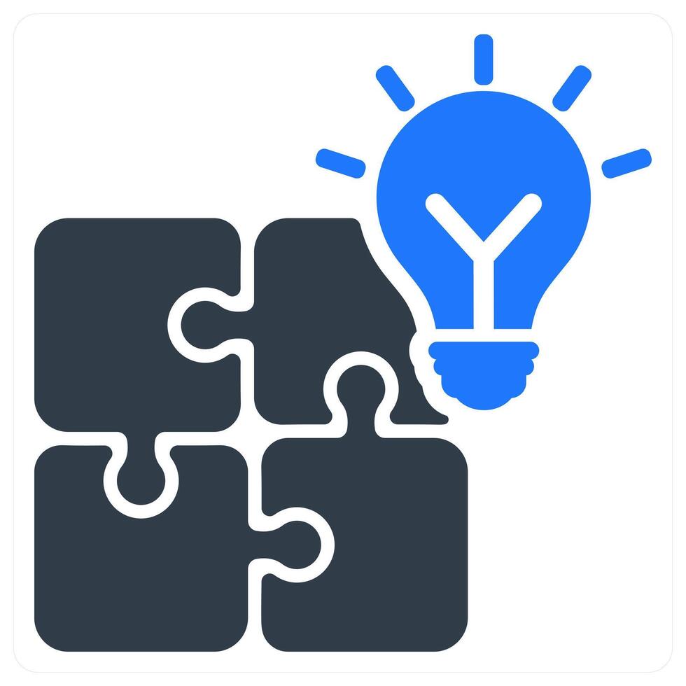 Business Solution icon concept vector