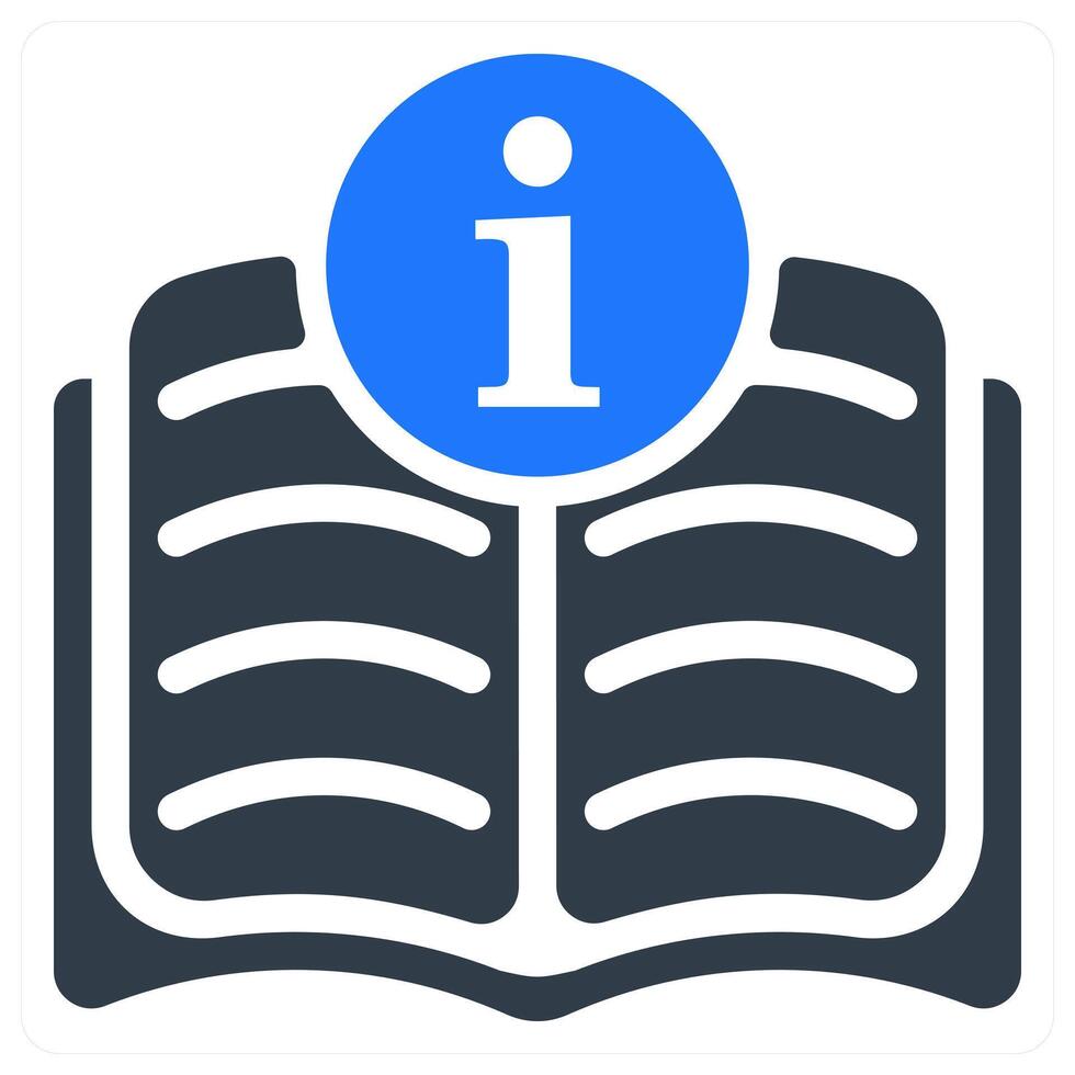 Manual icon concept vector