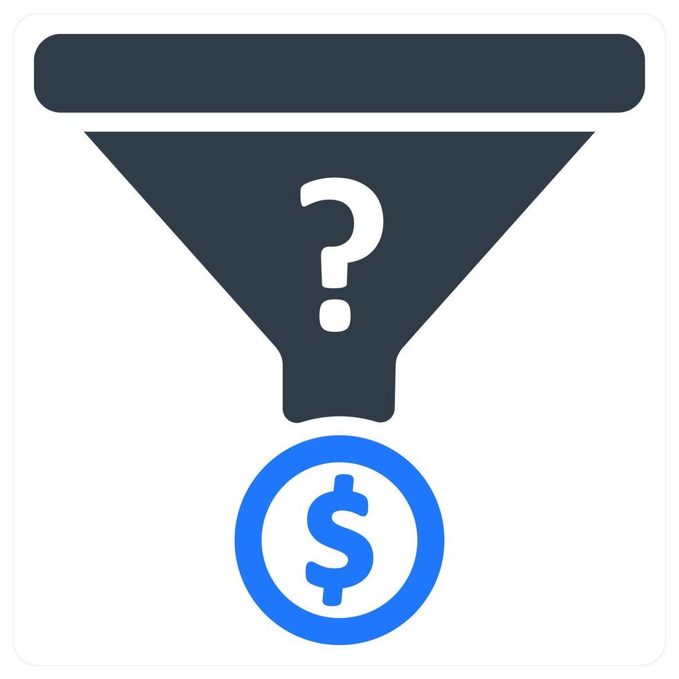Money Making Tactics icon concept vector