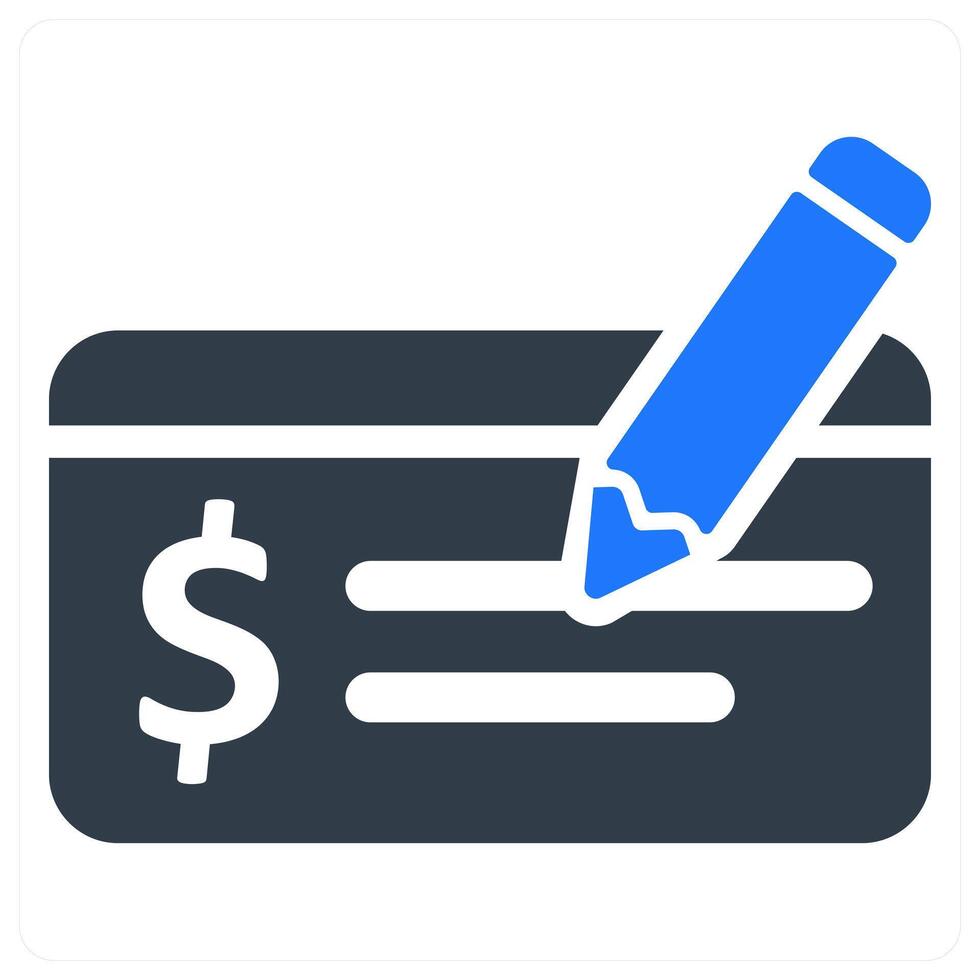 Payment Check icon concept vector