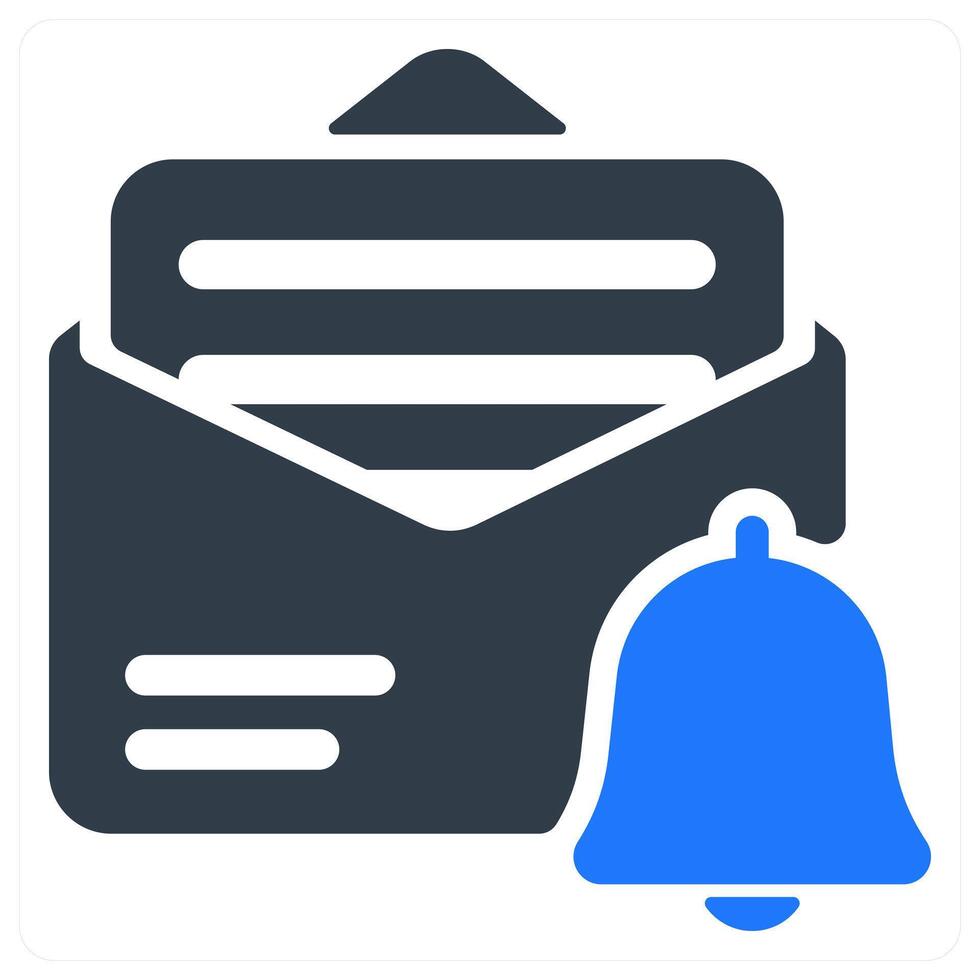 Mail Notification icon concept vector