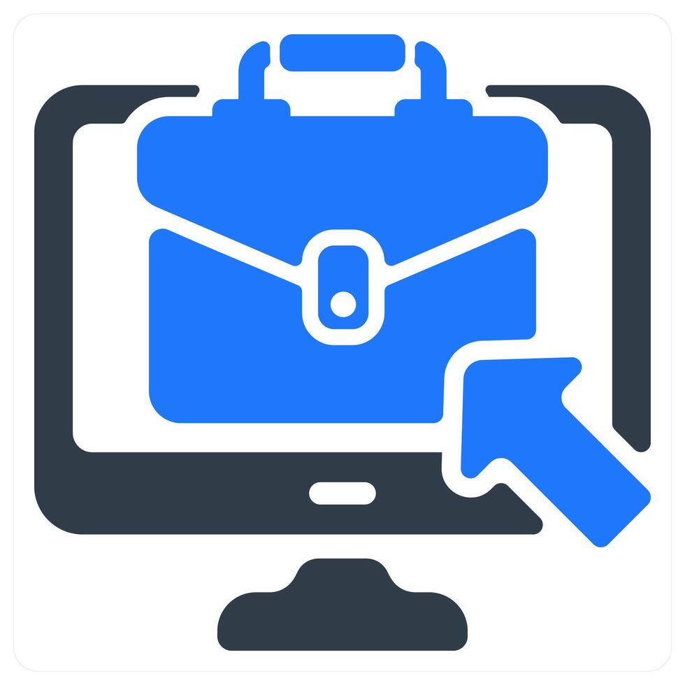 Job Seeking icon concept vector