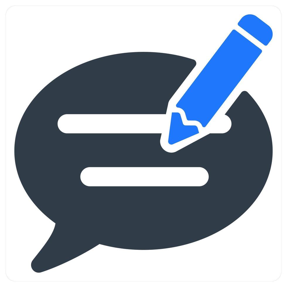Feedback Writing icon concept vector