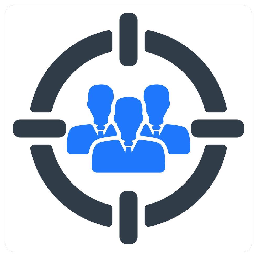 Target Audience icon concept vector