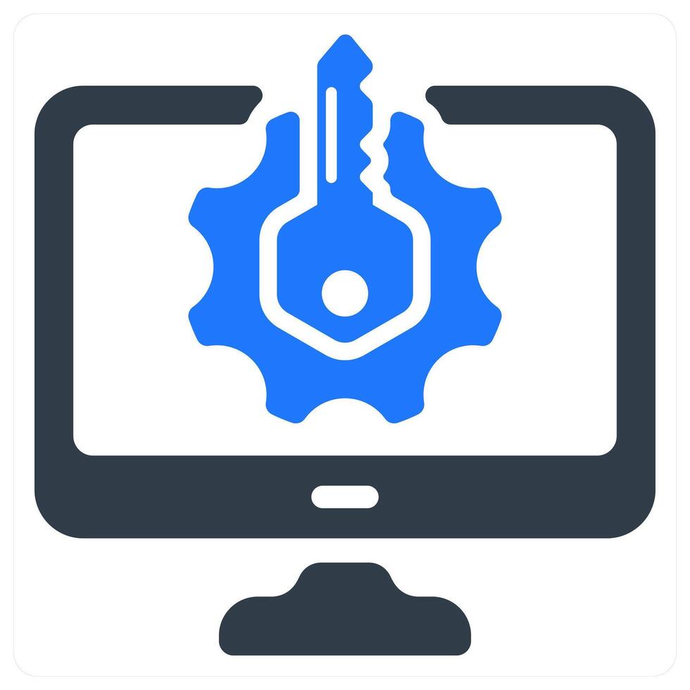 Keyword Generator icon concept vector