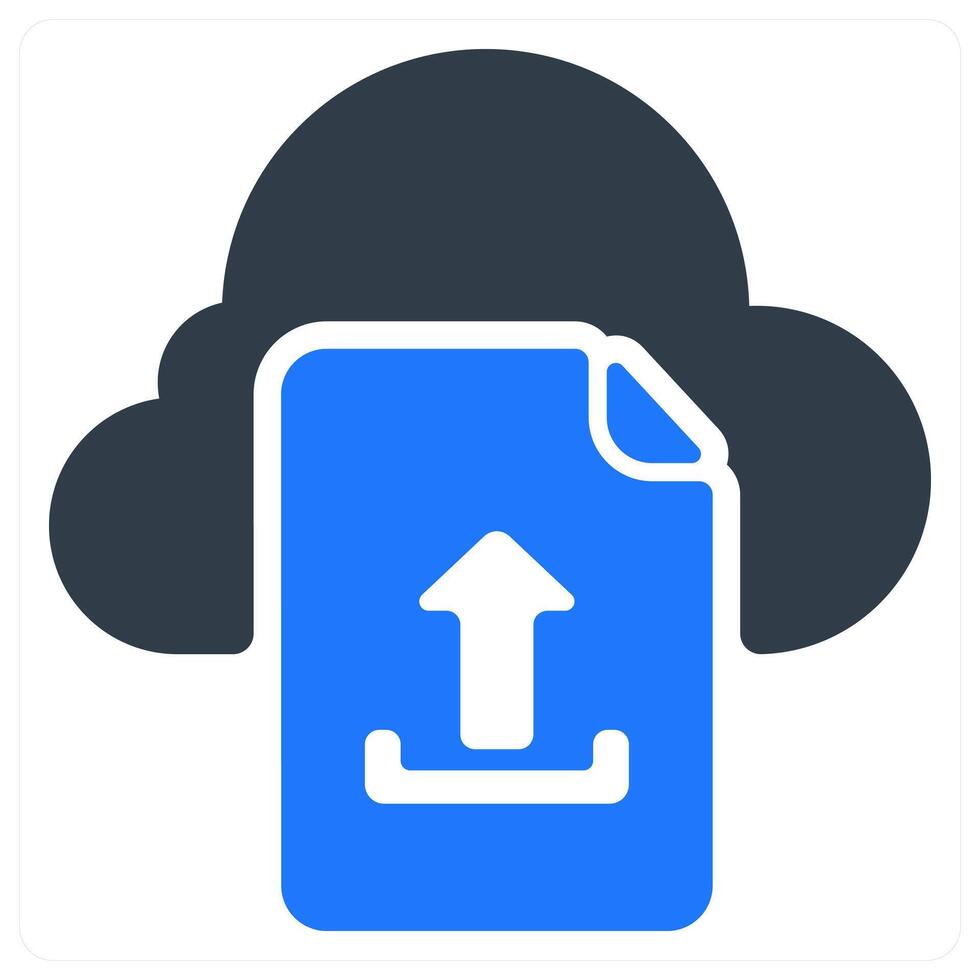 File Upload icon concept vector