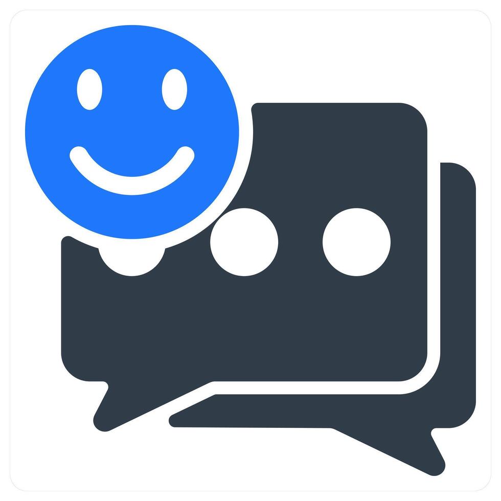 Smile Feedback icon concept vector