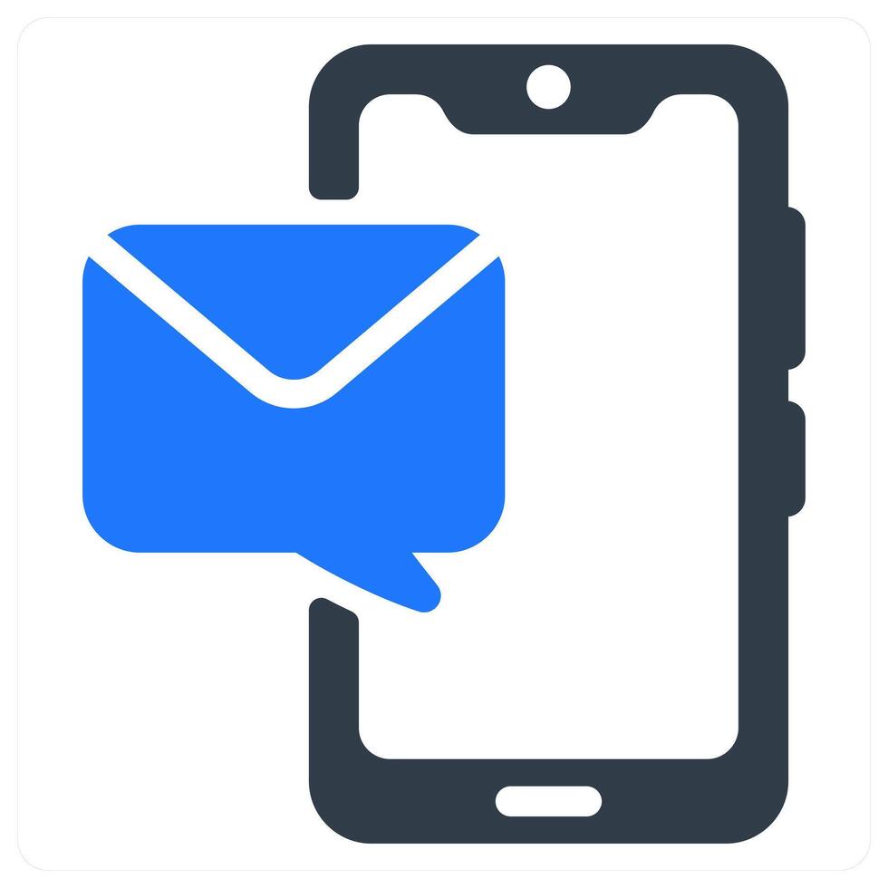 Mobile Report icon concept vector