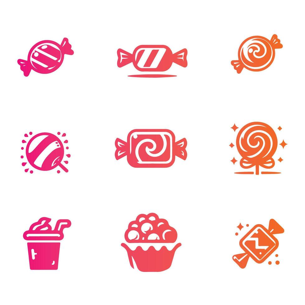 Kit Kat Candy Collection Logo Design vector