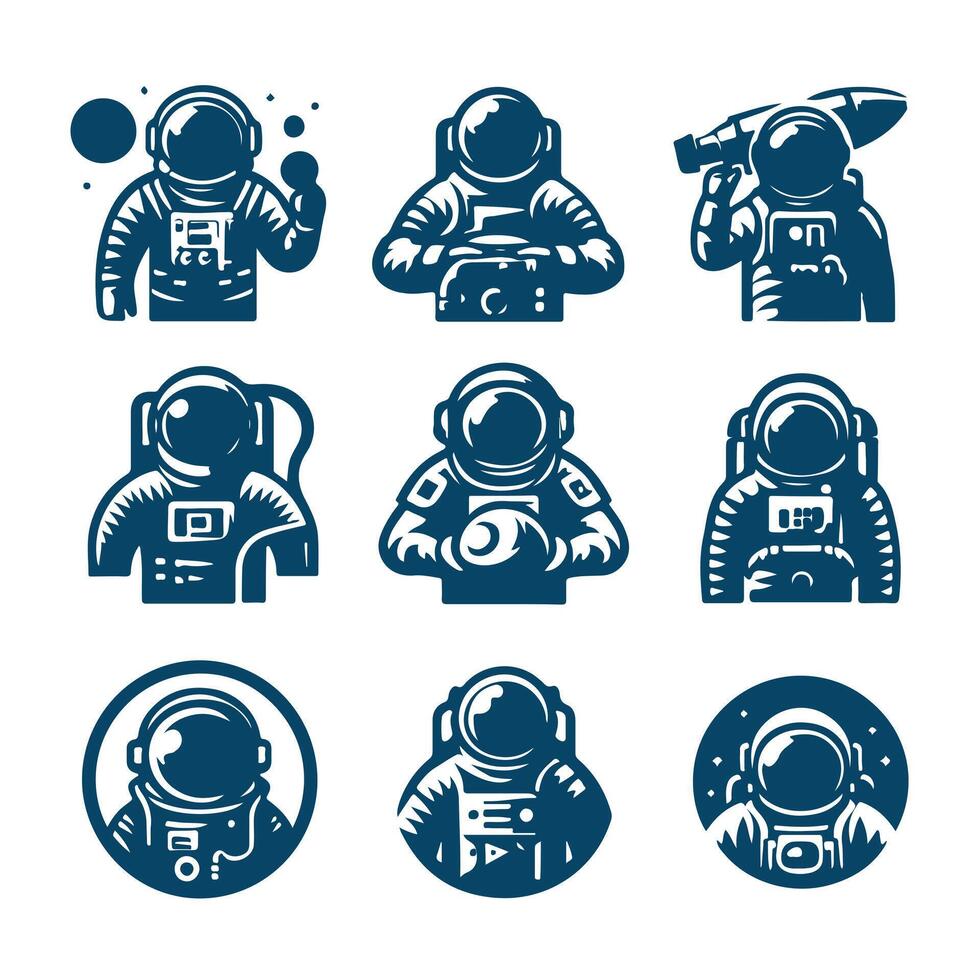 Chris Hadfield Astronaut Collection Design vector