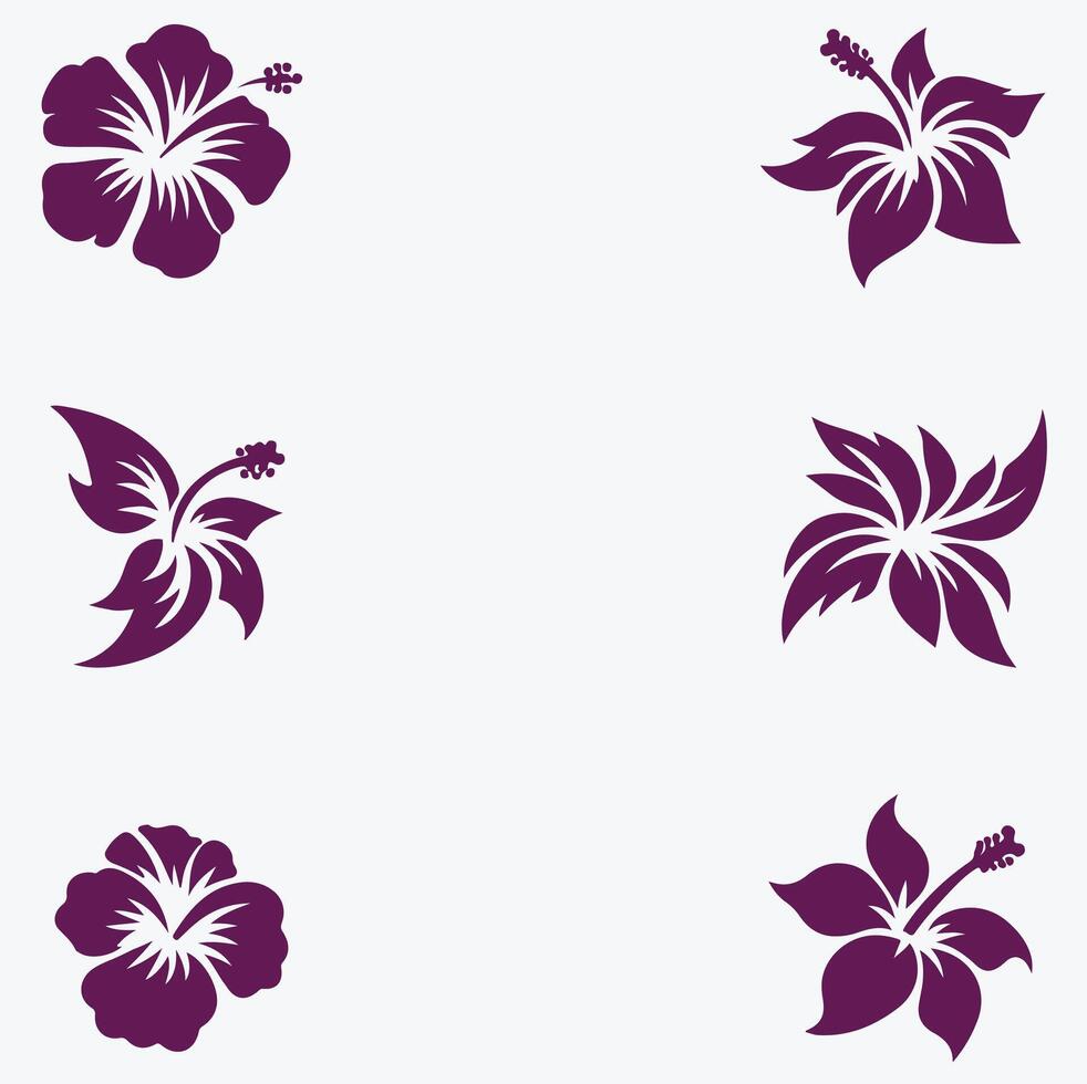 Hibiscus Delight collection logo vector