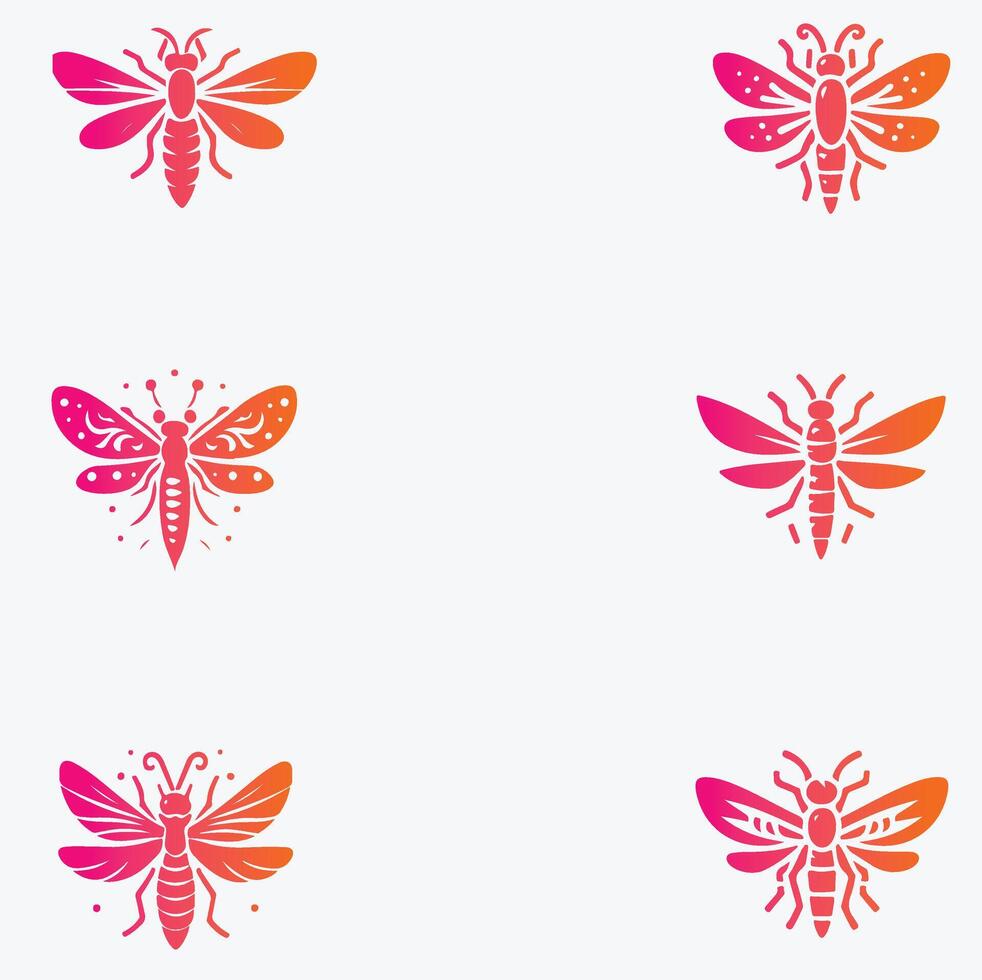 Glimmer Flare collection logo vector