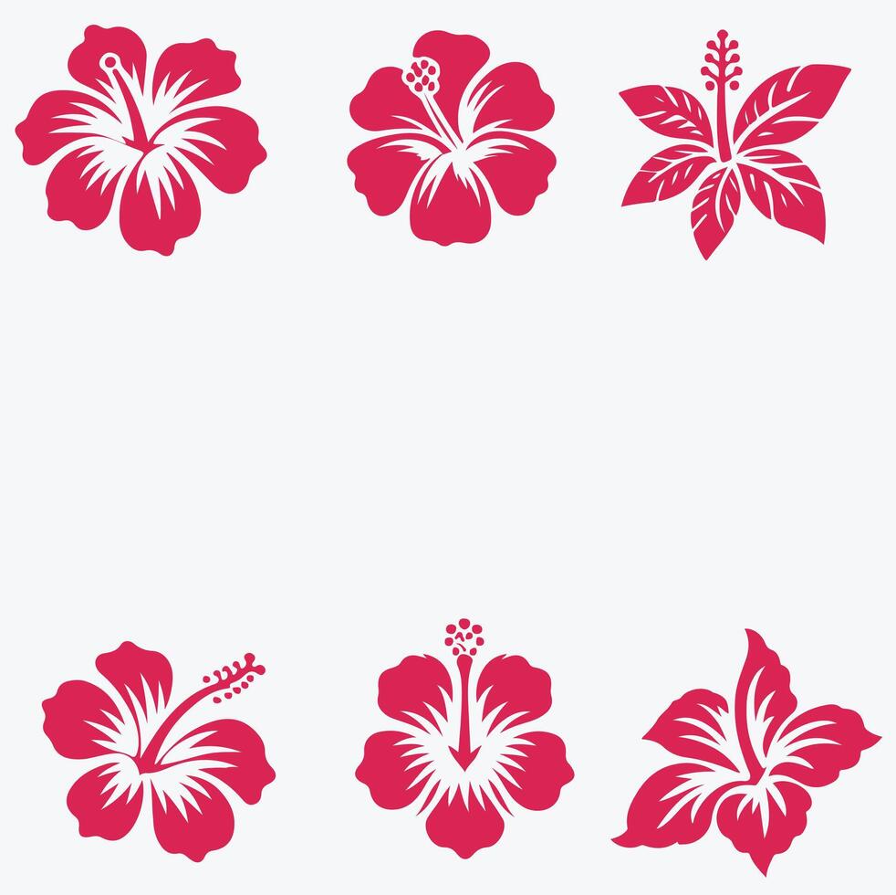 Hibiscus Bliss collection logo vector