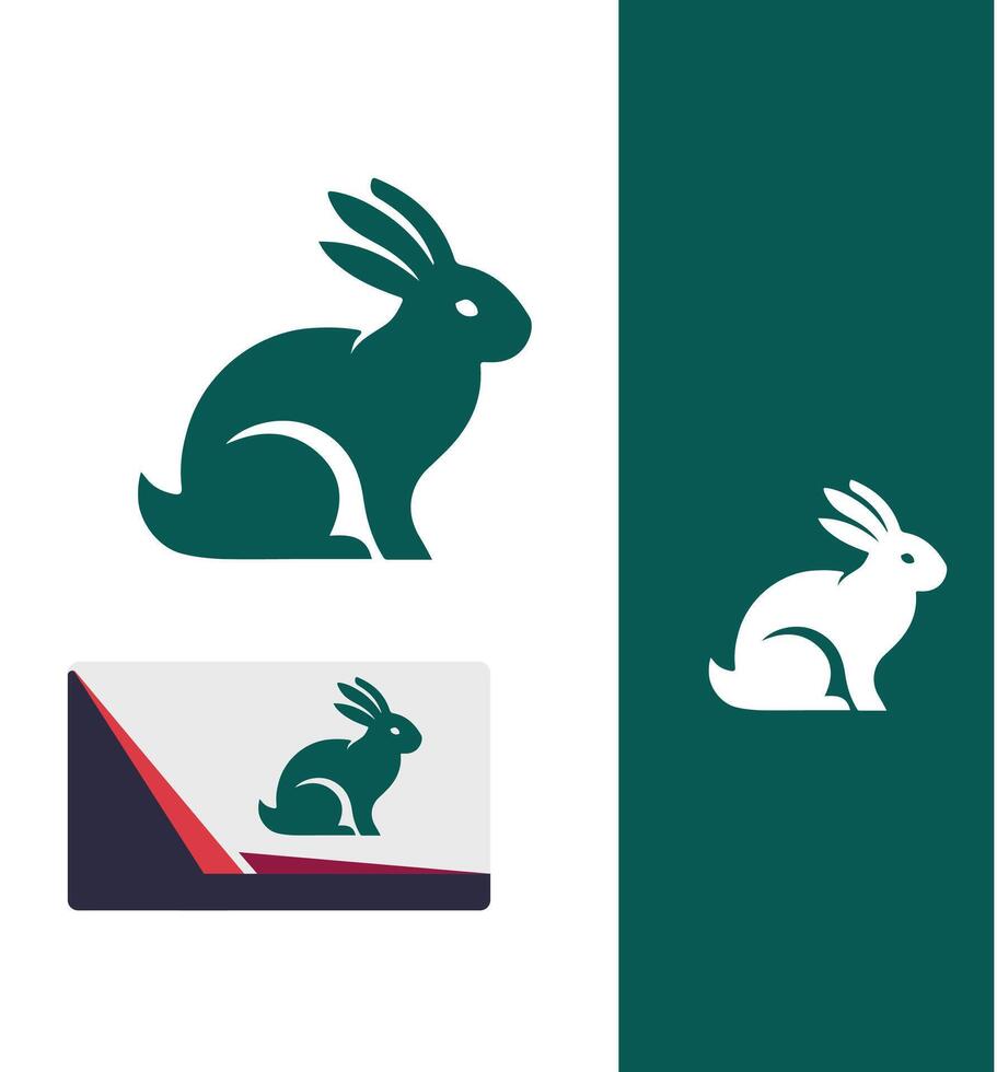 Bunny Blitz Rabbit Logo vector