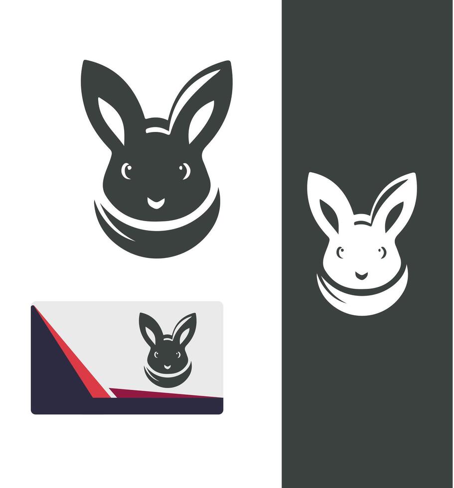 Speedy Hare Rabbit Logo vector