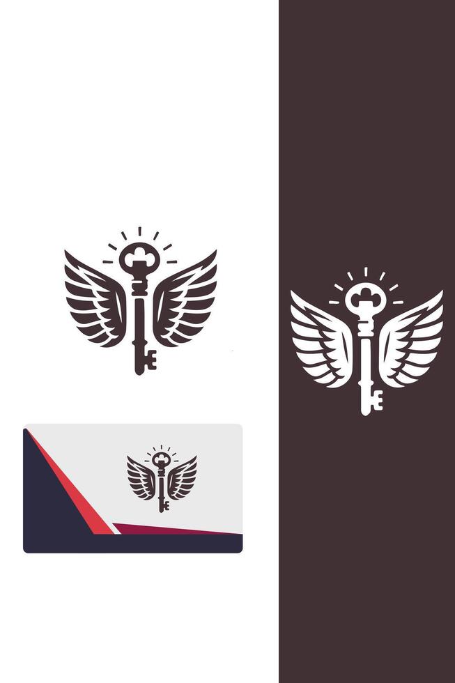 Ascend Key Wings Logo vector