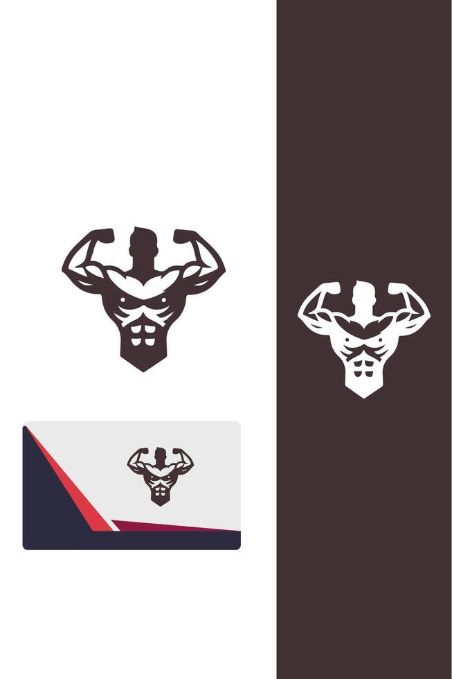 Iron Gladiators Muscle Man vector