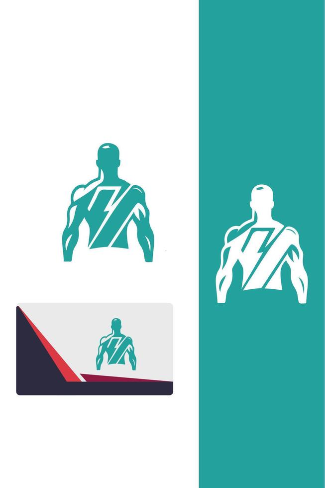 Beast Strength Forge Muscle Man vector